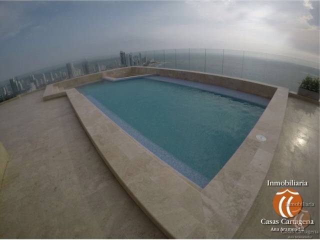 APARTAMENTO FRENTE AL MAR 3 ALCOBAS, BOCAGRANDE