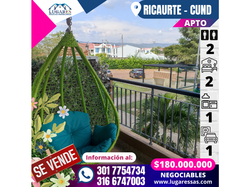 APARTAMENTO EN VENTA  EN RICAURTE CUNDINAMARCA No. 4809715