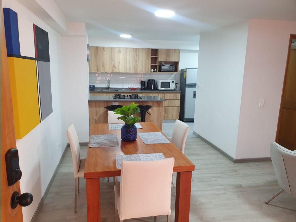 Amoblado Hermoso ApartaEstudio la Frontera Poblado - Medellín