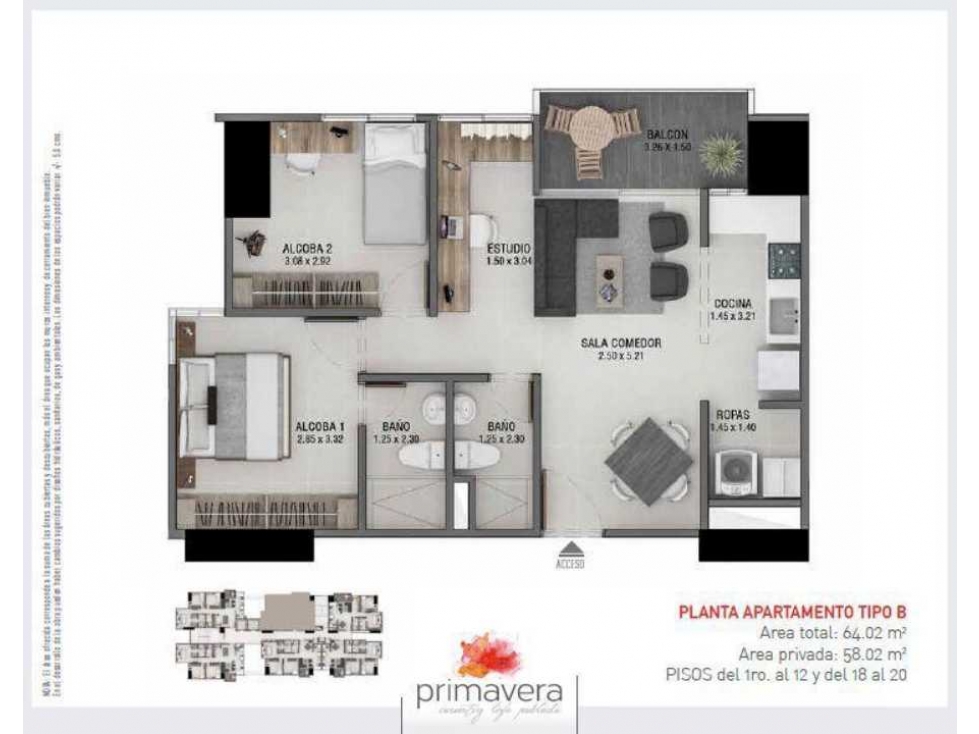 CESIÓN DE DERECHOS EN HERMOSO APARTAMENTO EN PALMAS