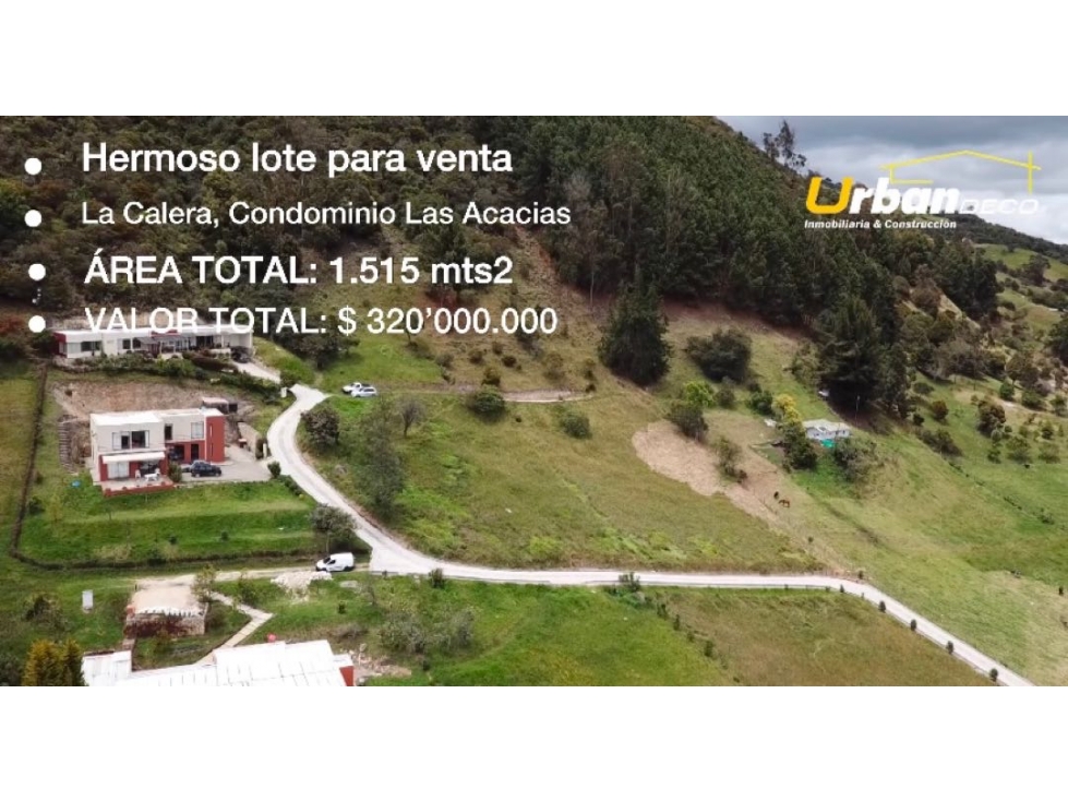 VENTA DE HERMOSO LOTE EN CONDOMINIO LAS ACACIAS